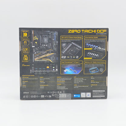 ASROCK Z890 Taichi OCF, LGA 1851 Gaming Motherboard, Intel Core Ultra 7 265K Processor CPU Combo
