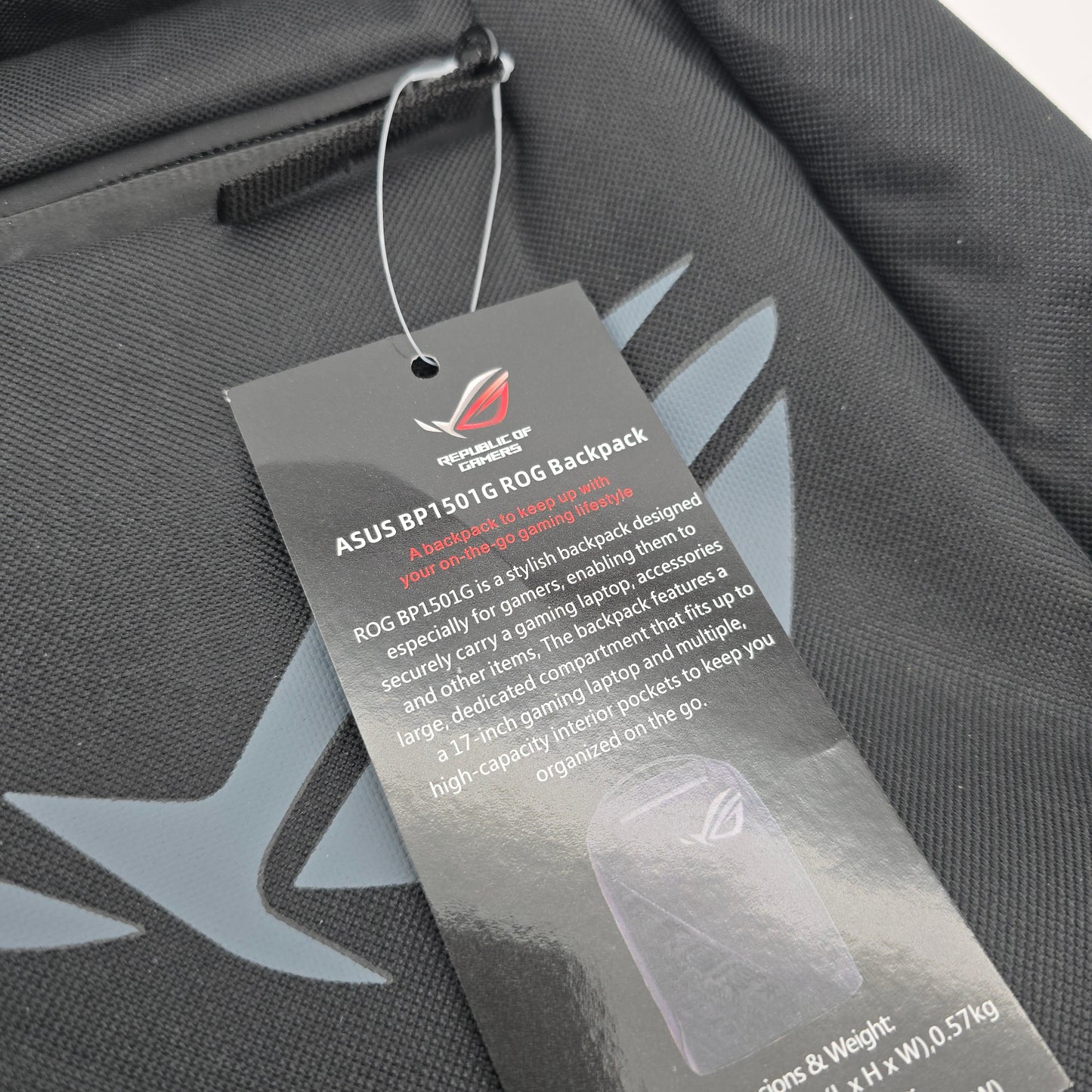 ASUS ROG Backpack, BP1501G, Fits 17
