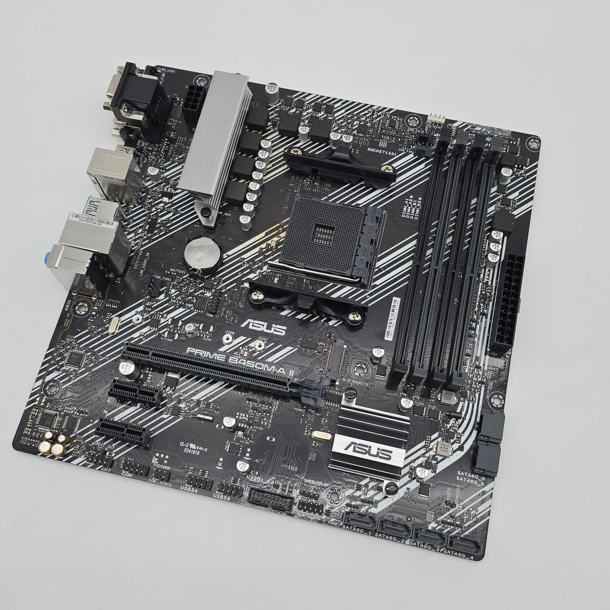 ASUS Prime B450M-A II, AMD Socket AM4, Micro-ATX Gaming Motherboard