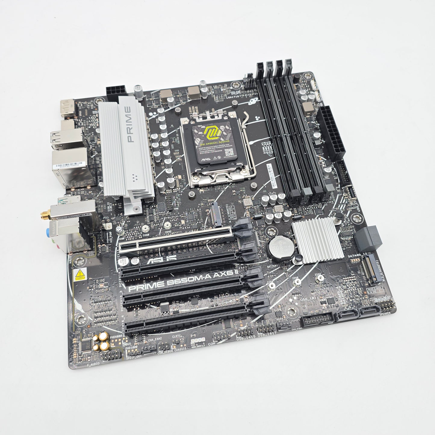 ASUS Prime B650-A AX6 II, Socket AMD AM5, MATX Desktop Gaming Motherboard