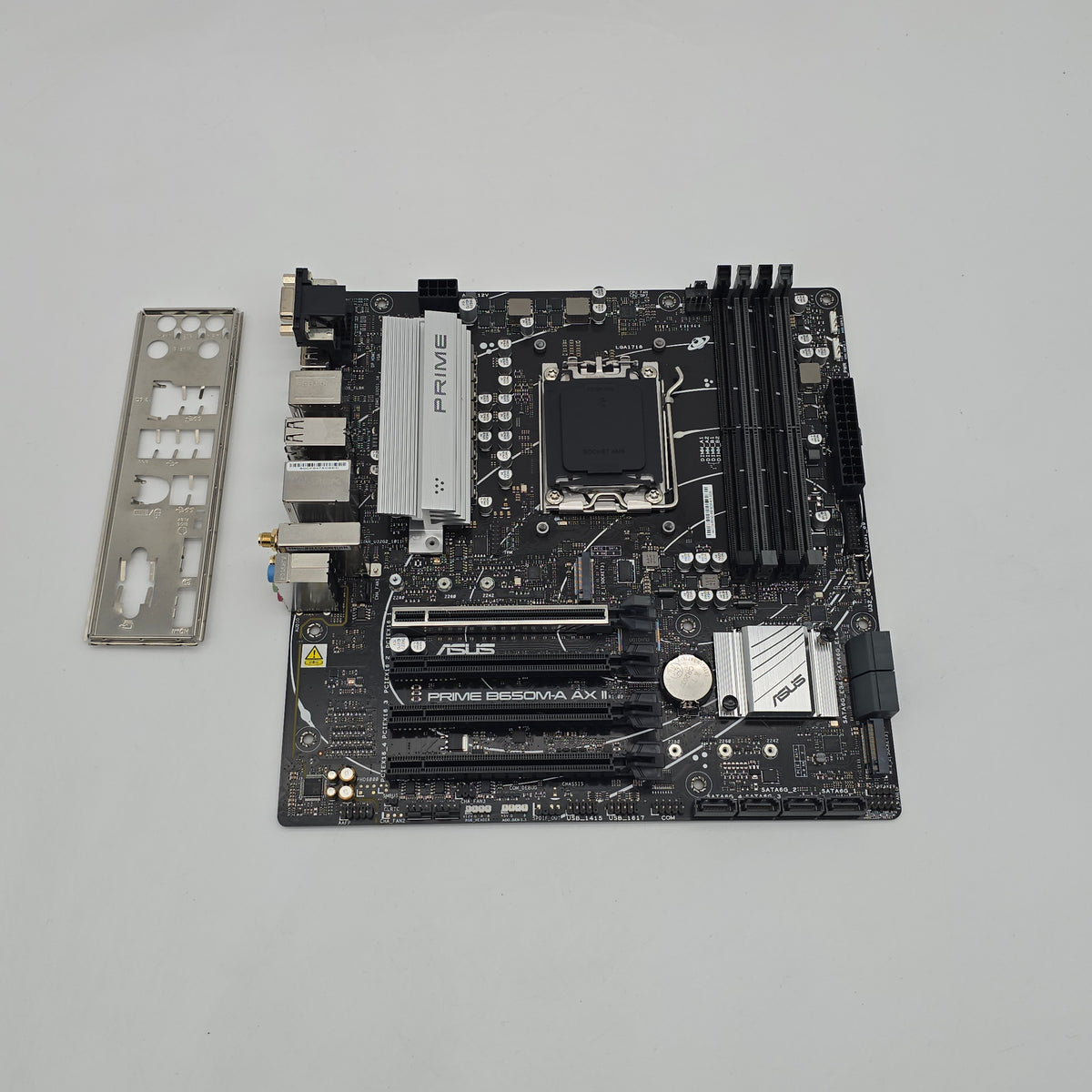 ASUS Prime B650M-A AX II, AMD AM5 Socket Micro-ATX Gaming Motherboard