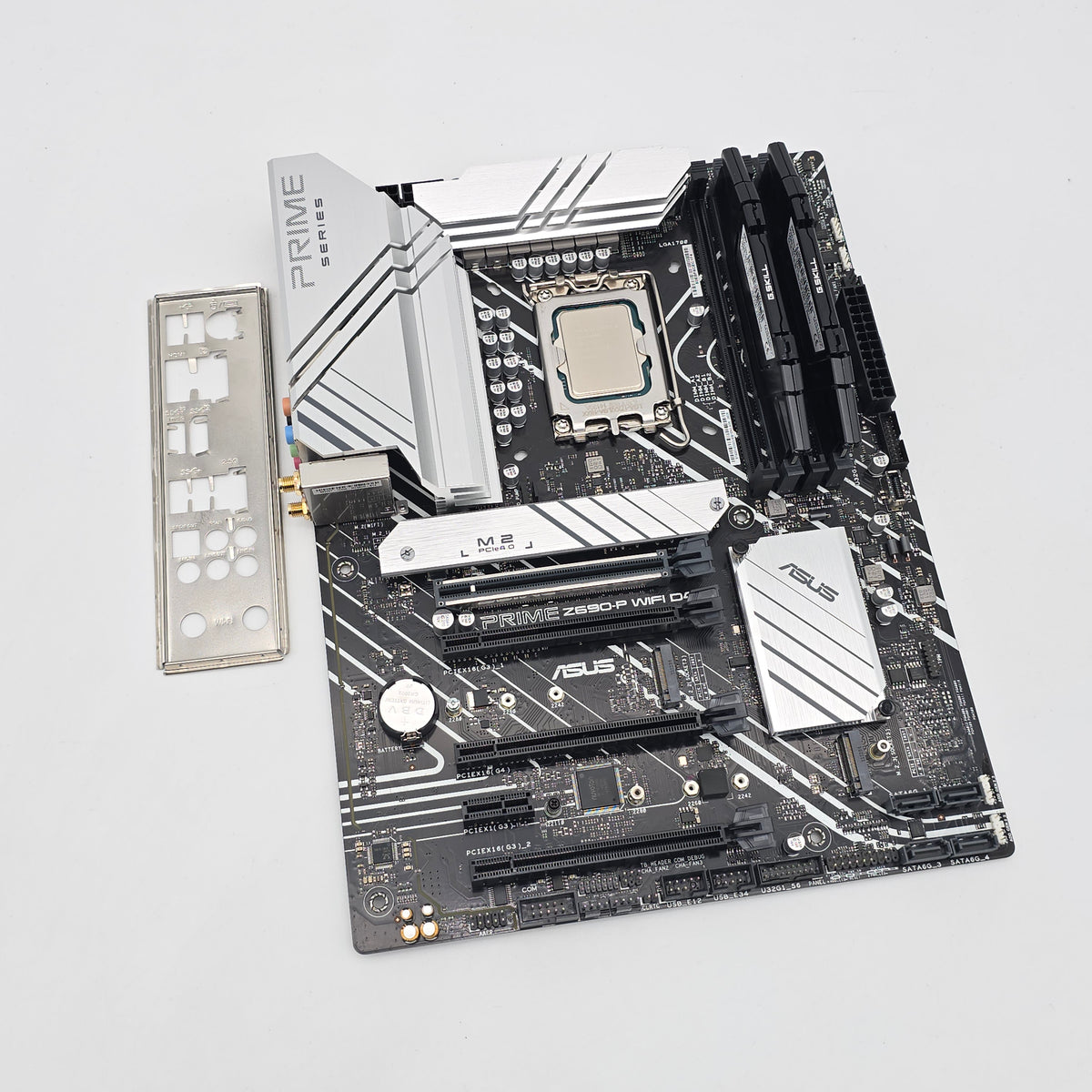 ASUS Prime Z690-P WiFi D4 Gaming Motherboard, Intel Core i5-12600K, 32GB G.Skill DDR4 3600MHz RAM Combo