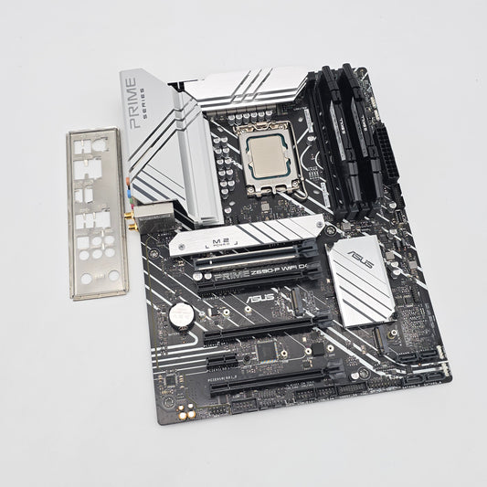 ASUS Prime Z690-P WiFi D4 Gaming Motherboard, Intel Core i5-12600K, 32GB G.Skill DDR4 3600MHz RAM Combo