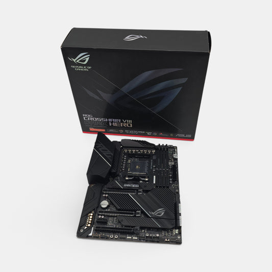 ASUS ROG Crosshair VIII Dark Hero X570, AMD AM4 Socket ATX Gaming Motherboard