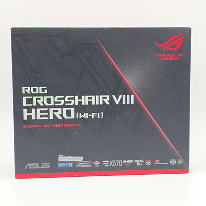 ASUS ROG Crosshair VIII Hero Wi-Fi, AMD AM4 Socket ATX Gaming Motherboard