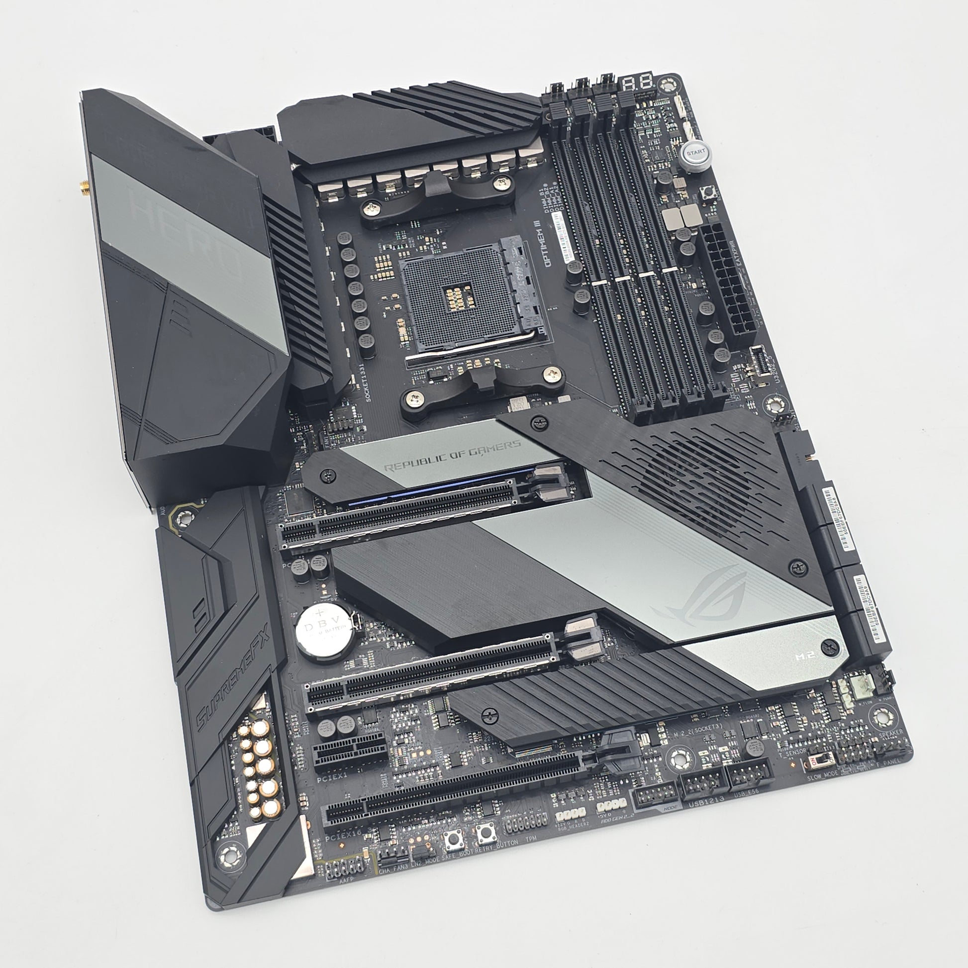 ASUS ROG Crosshair VIII Hero Wi-Fi, AMD AM4 Socket ATX Gaming Motherboard