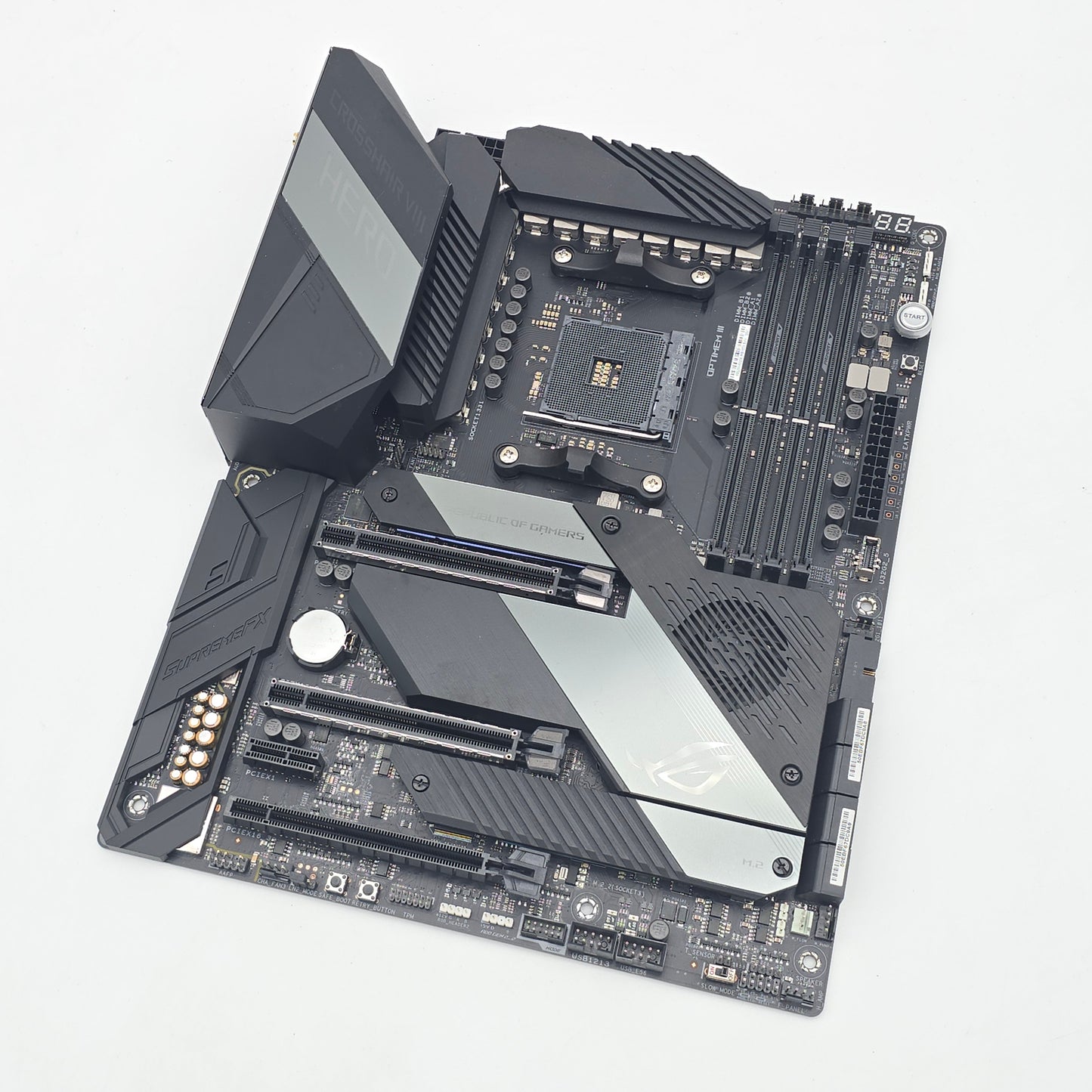 ASUS ROG Crosshair VIII Hero Wi-Fi, AMD AM4 Socket ATX Gaming Motherboard