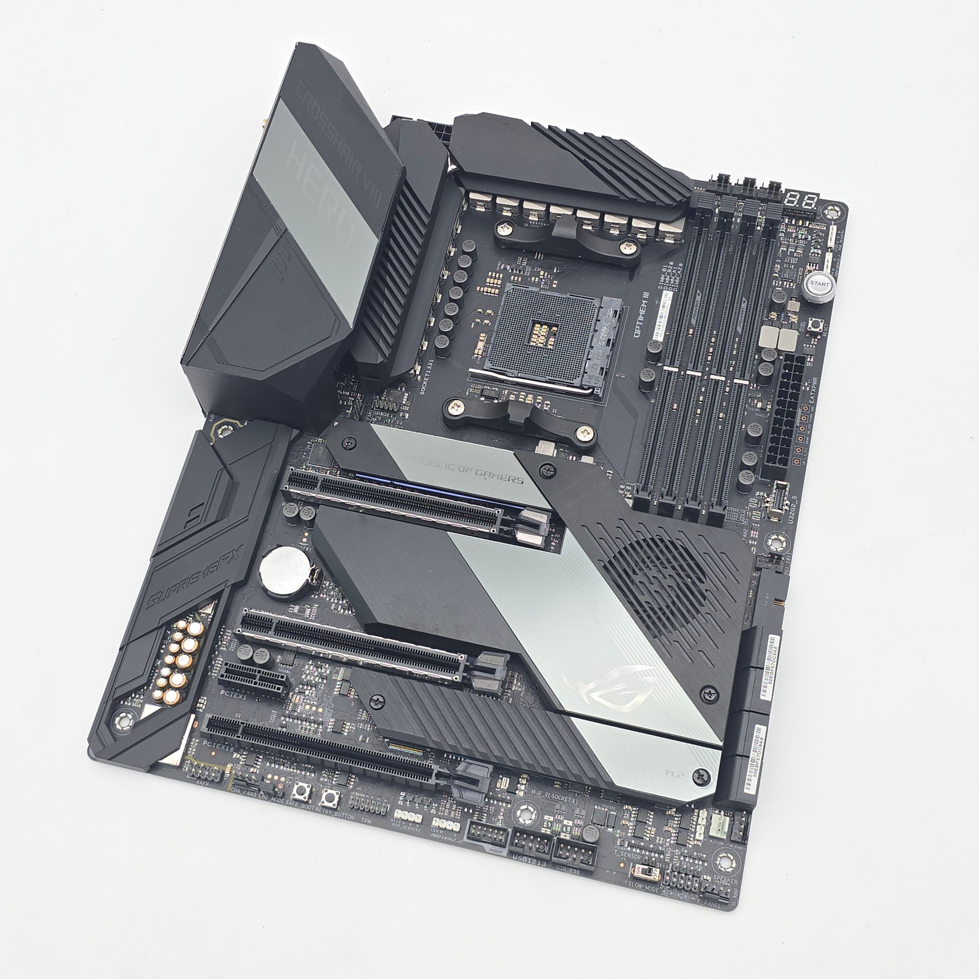 ASUS ROG Crosshair VIII Hero Wi-Fi, AMD AM4 Socket ATX Gaming Motherboard