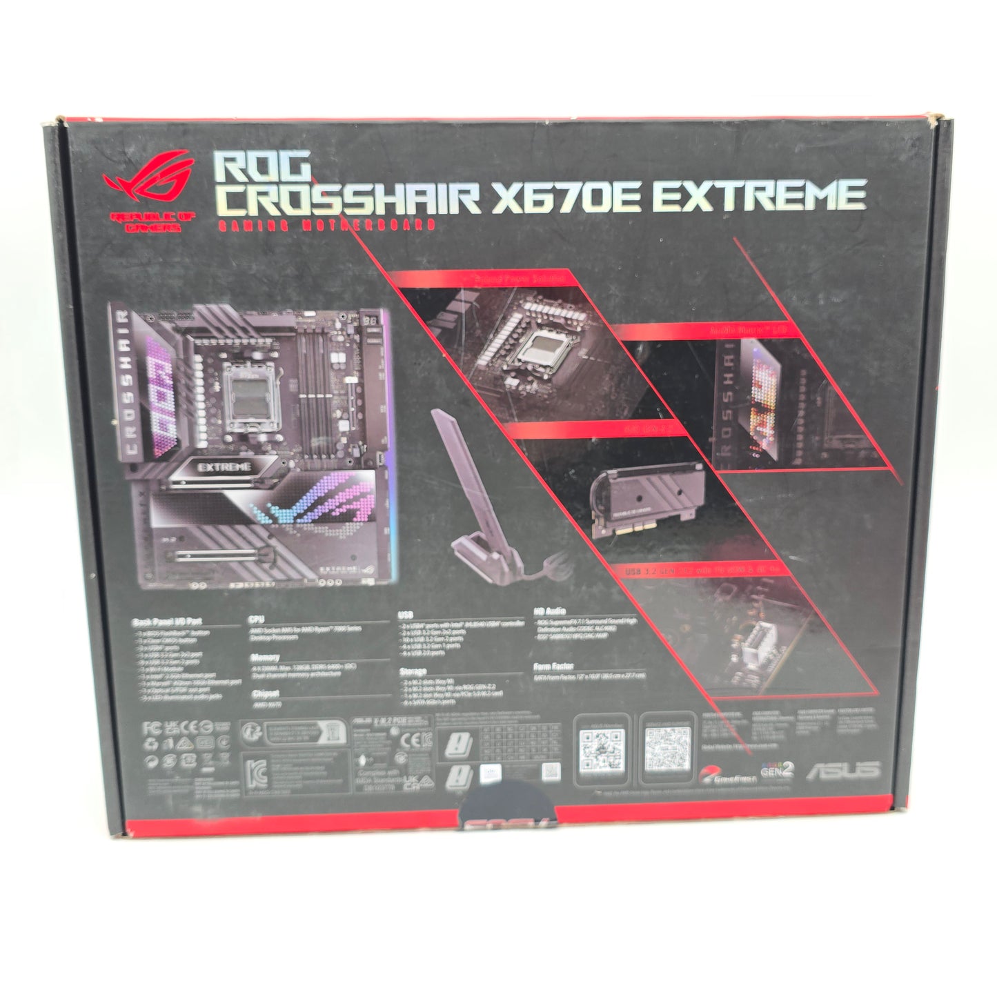 ASUS ROG Crosshair X670E Extreme, Socket AM5, Gaming Desktop Motherboard