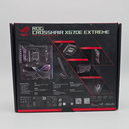 ASUS ROG Crosshair X670E Extreme, Socket AM5, ATX Desktop Gaming Motherboard