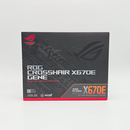 ASUS ROG Crosshair X670E Gene, AMD Socket AM5, ATX Desktop Gaming Motherboard