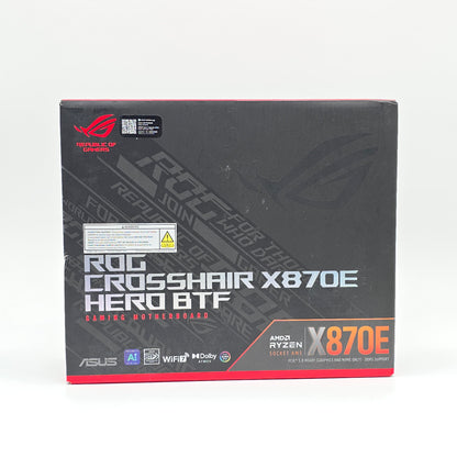 ASUS ROG Crosshair X870E Hero BTF, Socket AM5, ATX Desktop Gaming Motherboard