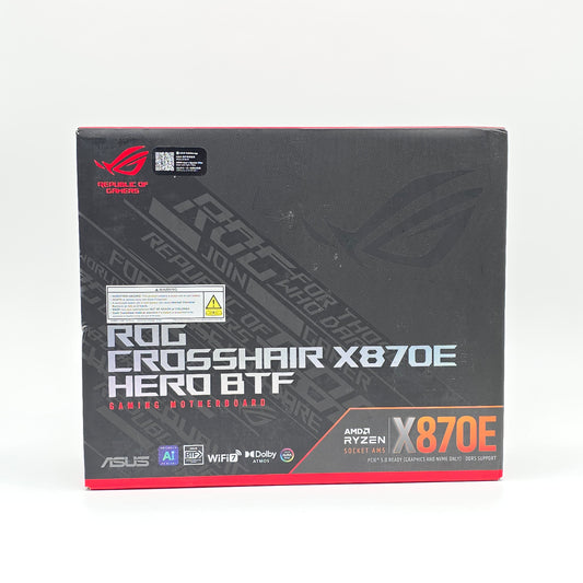 ASUS ROG Crosshair X870E Hero BTF, Socket AM5, ATX Desktop Gaming Motherboard