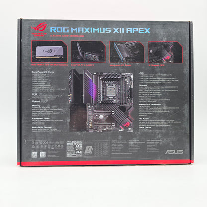 ASUS ROG Maximus XII Apex, Intel LGA 1200 Socket ATX Gaming Motherboard