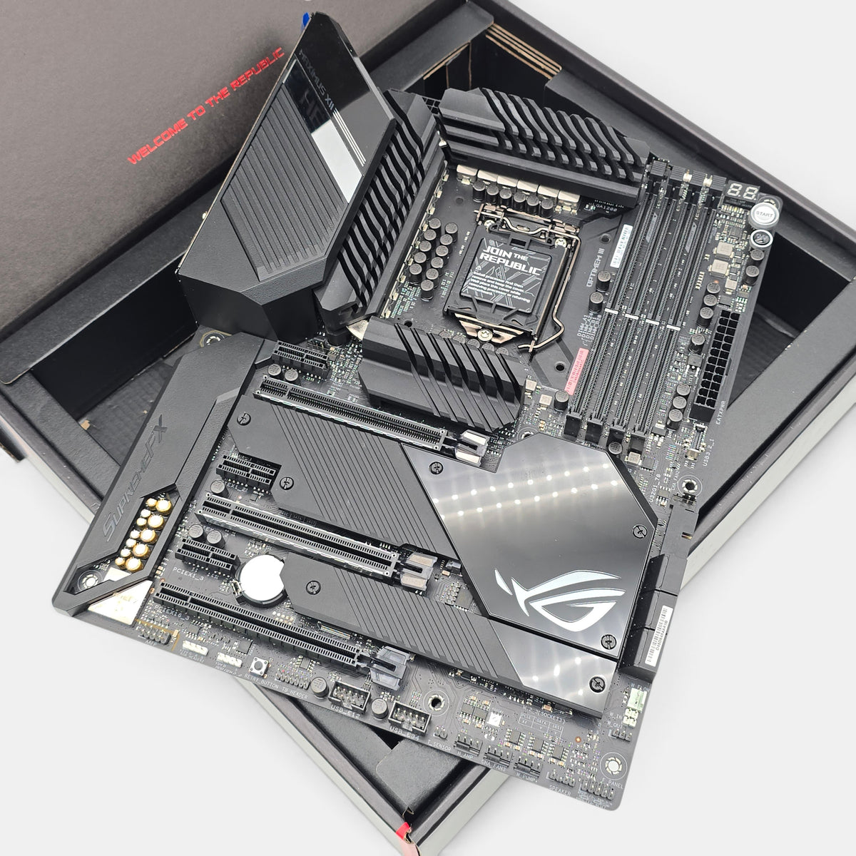 ASUS ROG Maximus XII Hero Wi-Fi, Intel LGA1200 Socket ATX Gaming Motherboard