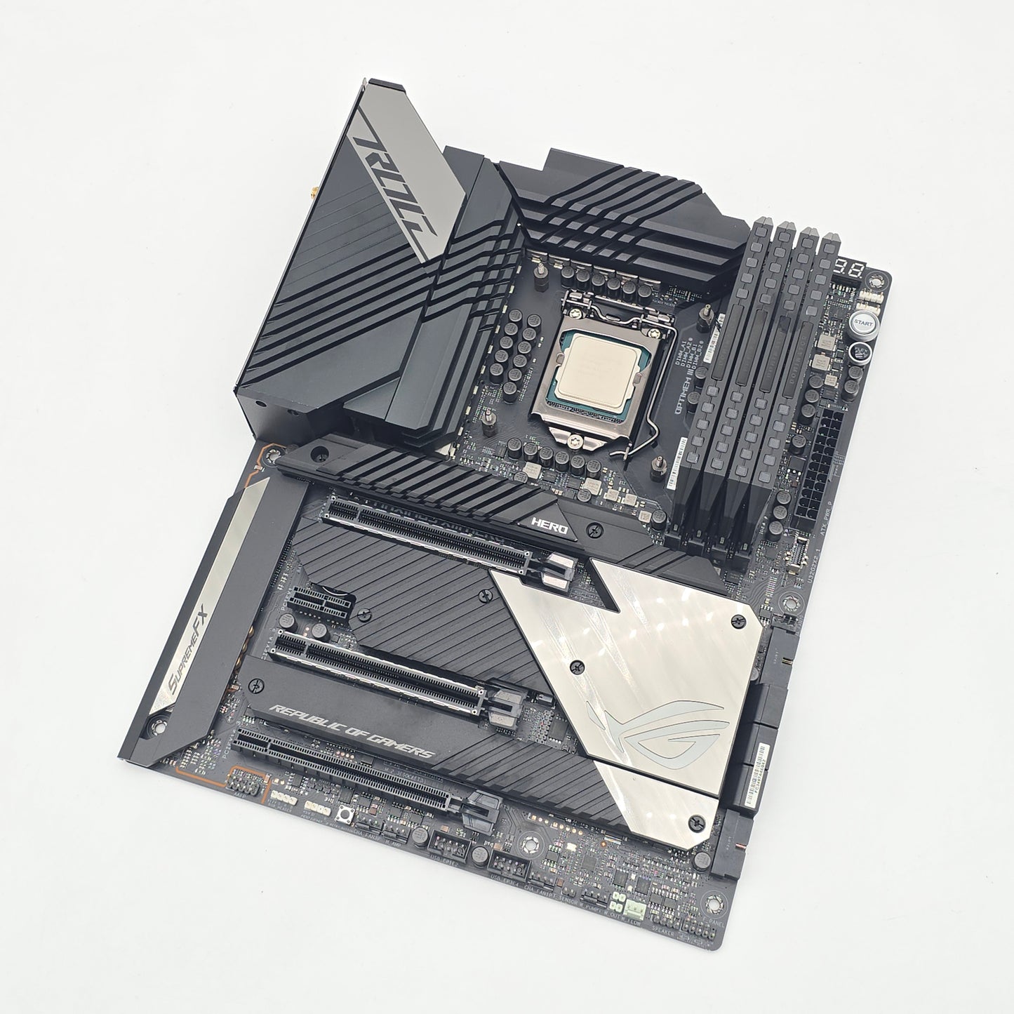 ASUS ROG Maximus XIII Hero Gaming Motherboard, Intel Core i9-10900k CPU, Corsair 64GB DDR4 3200MHz RAM COMBO