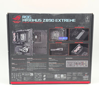 ASUS ROG Maximus Z890 Extreme ATX Gaming Motherboard, Intel Core Ultra 9 285K Gaming Processor CPU Combo