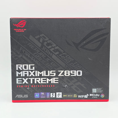 ASUS ROG Maximus Z890 Extreme ATX Gaming Motherboard, Intel Core Ultra 9 285K Gaming Processor CPU Combo