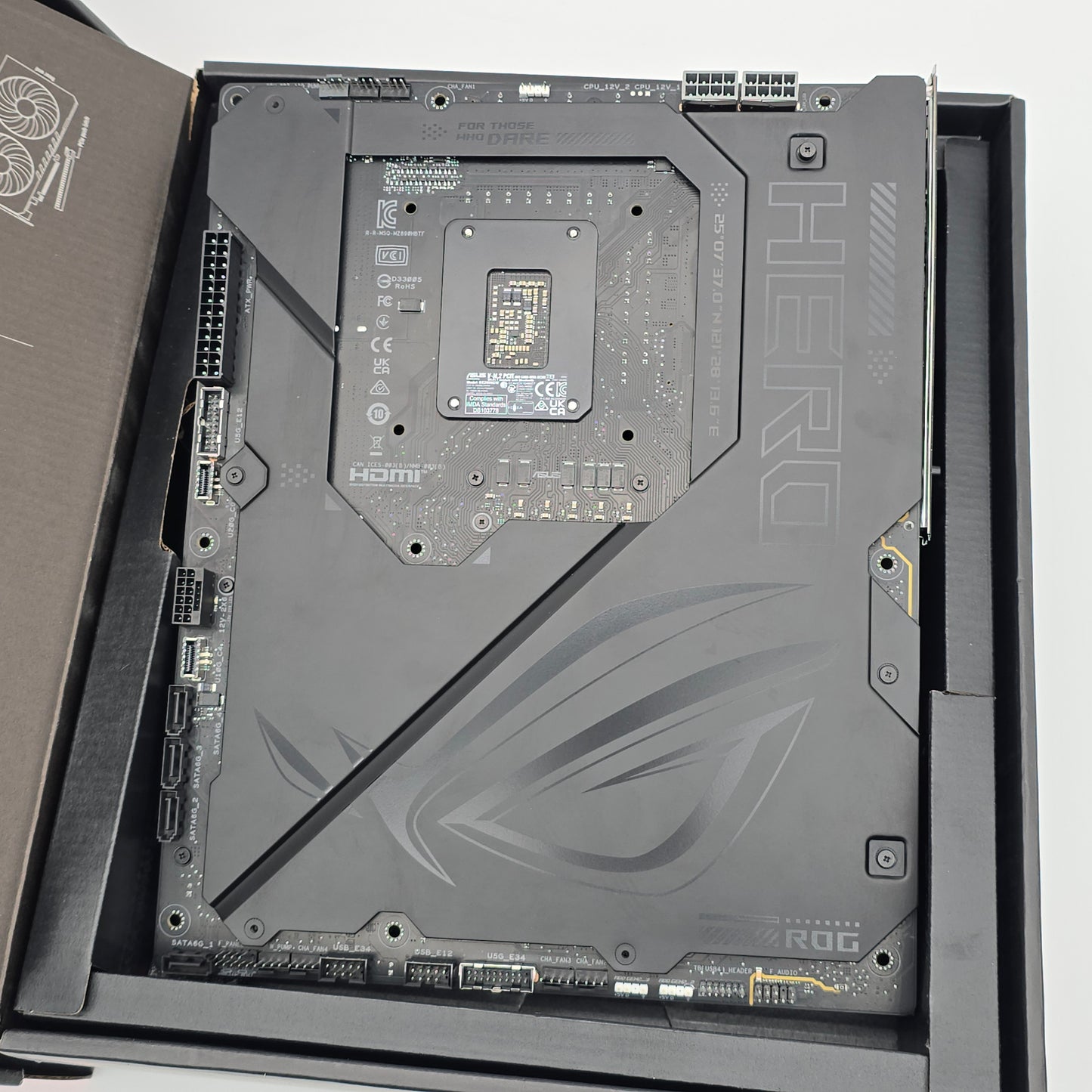 ASUS ROG Maximus Z890 Hero BTF, Intel Socket LGA 1851, ATX Desktop Gaming Motherboard