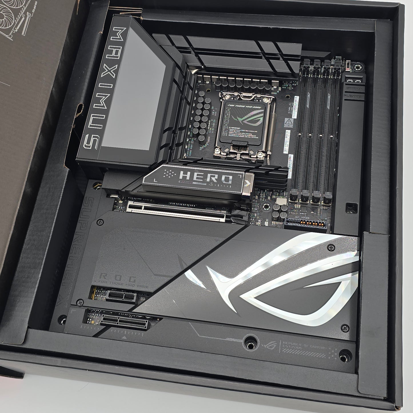 ASUS ROG Maximus Z890 Hero BTF, Intel Socket LGA 1851, ATX Desktop Gaming Motherboard