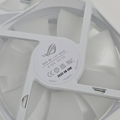 ASUS ROG MF-12S 120mm ARGB Fan White, 3-Pack