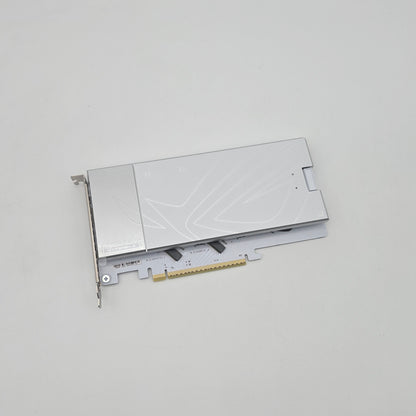 ROG Hyper M.2 NVMe Storage Expansion PCIe Card, White, from X870E ASUS ROG GLACIAL