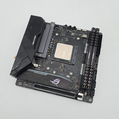 ASUS ROG Strix B550-I Gaming Motherboard, AMD Ryzen 7 5800X, 32GB Corsair Vengeance LPX DDR4 3600MHz RAM Combo