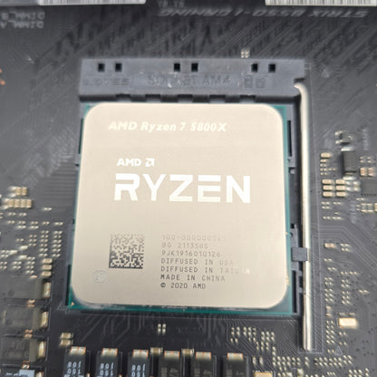 ASUS ROG Strix B550-I Gaming Motherboard, AMD Ryzen 7 5800X, 32GB Corsair Vengeance LPX DDR4 3600MHz RAM Combo