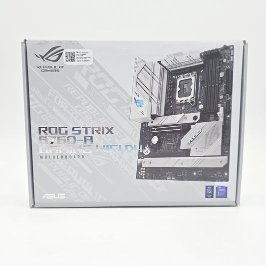 ASUS ROG STRIX B760-A Gaming WiFi D4, Intel Socket LGA 1700, ATX Desktop Gaming Motherboard