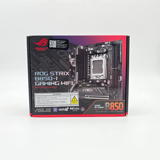 ASUS ROG STRIX B850-I Gaming WiFi, Socket AM5 Mini ITX AMD Gaming Motherboard