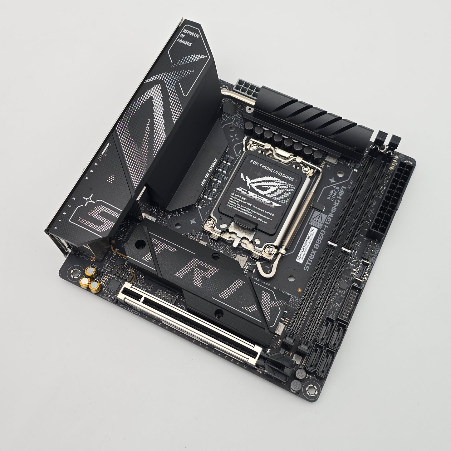 ASUS ROG STRIX B860-I Gaming WiFi, LGA 1851, ITX Desktop Gaming Motherboard