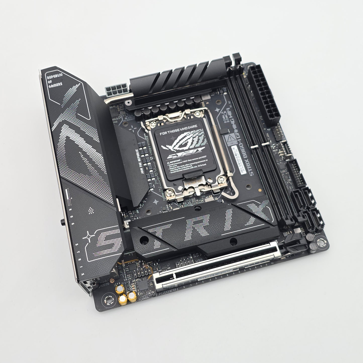 ASUS ROG STRIX B860-I Gaming WiFi, LGA 1851, ITX Desktop Gaming Motherboard