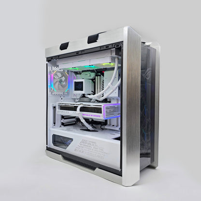 RTX 4090, Intel i9-14900K, 64GB DDR5, 4TB NVMe, Z790, Custom White ROG STRIX Gaming PC