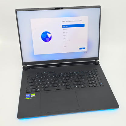 ASUS ROG STRIX SCAR 18, RTX 5080, Intel Core Ultra 9 275HX, 32GB DDR5, 2TB NVME, 18" QHD