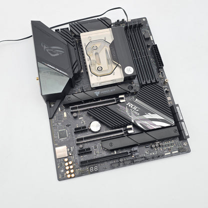 ASUS ROG Strix X570-E Gaming WiFi II Motherboard, AMD Ryzen 5950X CPU Combo w/ EK Velocity 2 Waterblock