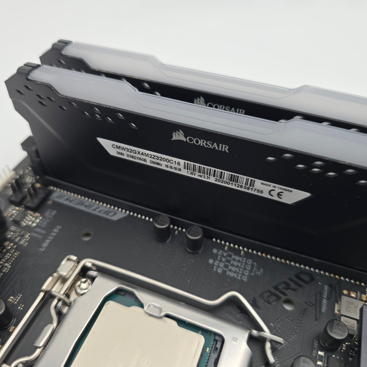ASUS ROG STRIX Z390-E Gaming Motherboard, Intel Core i9-9900K, Corsair Vengeance RGB 32GB DDR4 Desktop Gaming Memory RAM Combo