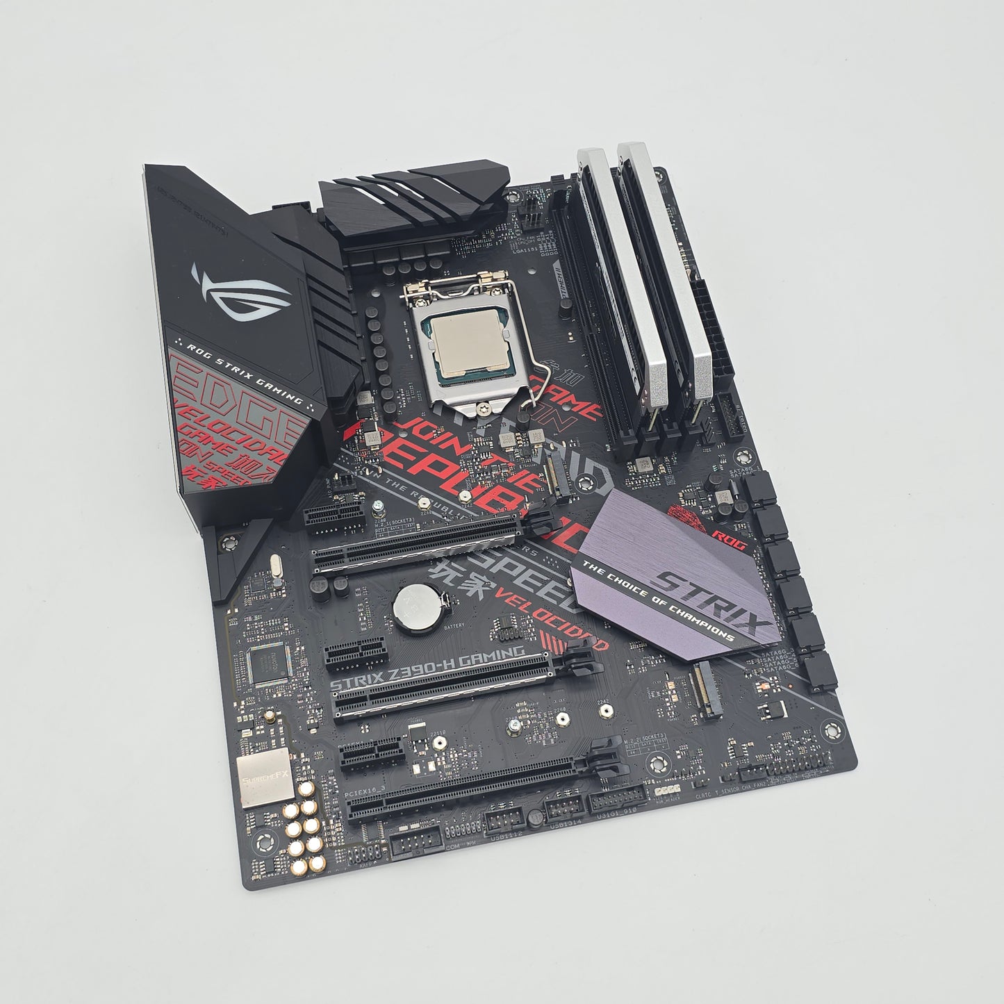 ASUS ROG Strix Z390-H Gaming ATX Motherboard, Intel Core i9-9900K CPU, 32GB Corsair Dominator Platinum DDR4 Memory RAM Combo