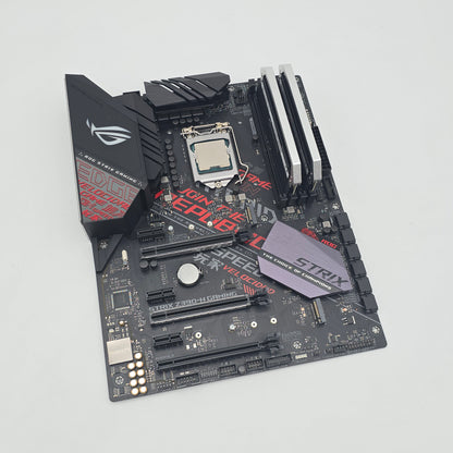 ASUS ROG Strix Z390-H Gaming ATX Motherboard, Intel Core i9-9900K CPU, 32GB Corsair Dominator Platinum DDR4 Memory RAM Combo
