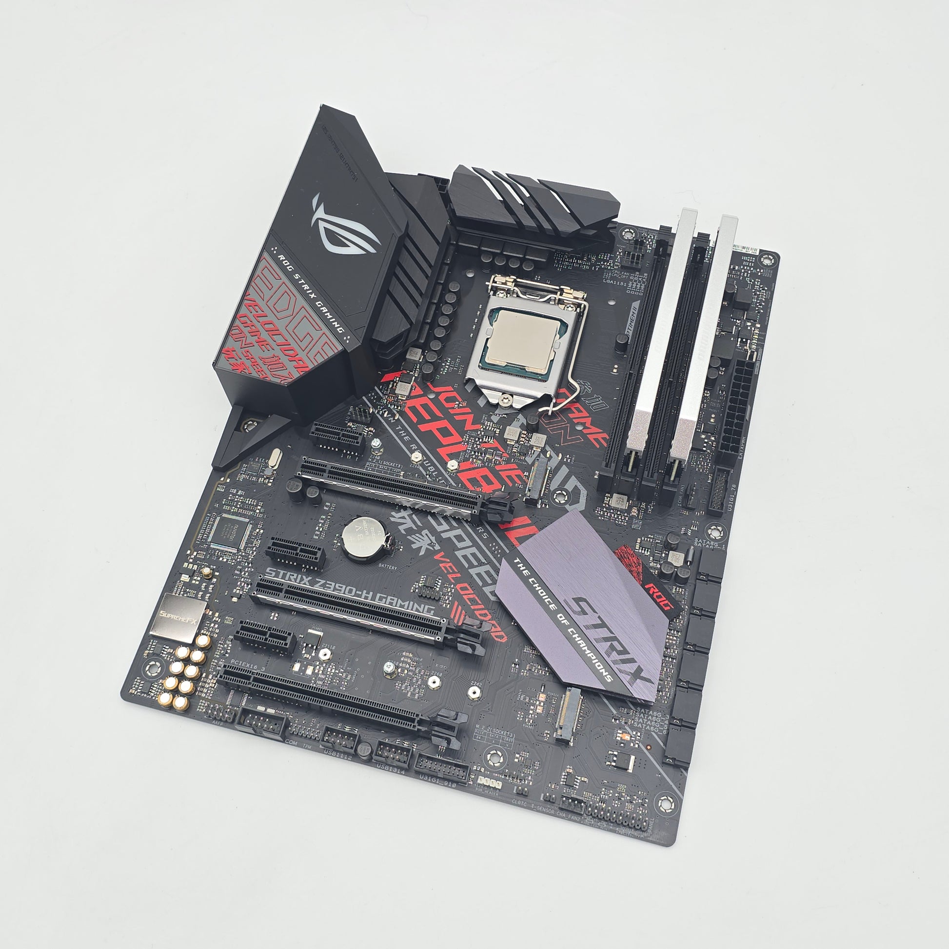 ASUS ROG Strix Z390-H Gaming ATX Motherboard, Intel Core i9-9900K CPU, 32GB Corsair Dominator Platinum DDR4 Memory RAM Combo