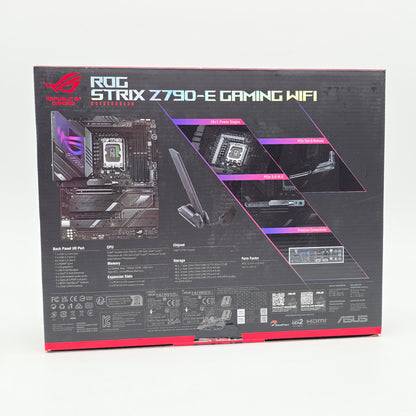 ASUS ROG STRIX Z790-E Gaming WiFi, Socket LGA1700, ATX Desktop Gaming Motherboard