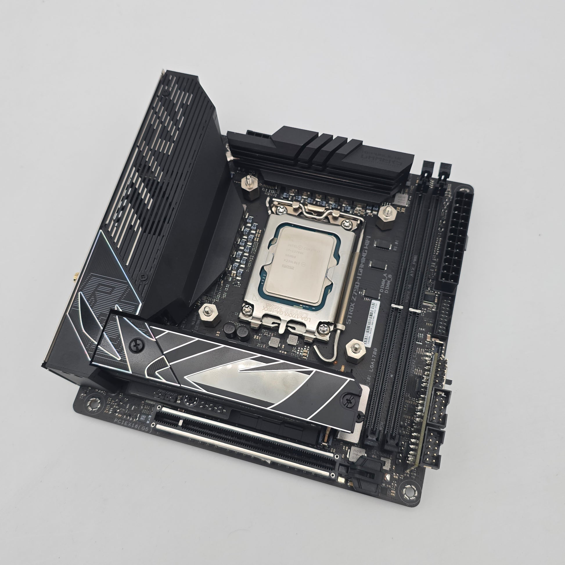 ASUS ROG Strix Z790-I Gaming WiFi Mini-ITX Gaming Motherboard, Intel Core i7-13700K Processor CPU Combo