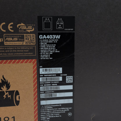 ASUS ROG Zephyrus G14, RTX 5070 Ti, Ryzen AI 9 HX 370, 32GB DDR5, 1TB NVMe, 14" 3K OLED, Gaming Laptop