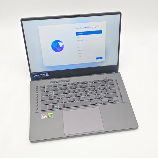 ASUS ROG Zephyrus G15 (2022), RTX 3060, AMD Ryzen 9 6900HS, 16GB DDR5, 512GB NVMe, 15.6" QHD 165Hz, Windows Gaming Laptop