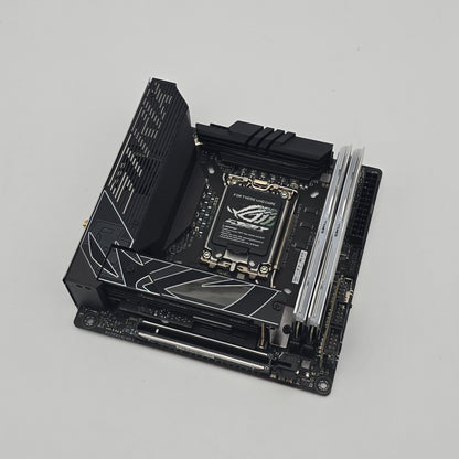 ASUS ROG STRIX Z790-I Gaming WiFi Gaming Motherboard, G.Skill Trident Z5 RGB 32GB DDR5 7200MHz CL34 Memory RAM Combo
