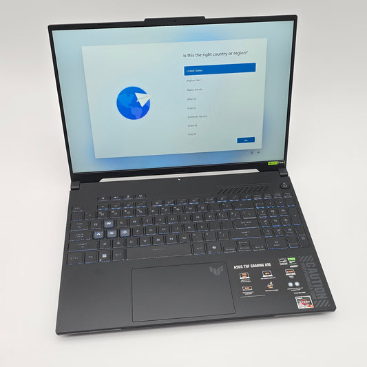 ASUS TUF Gaming A16, RTX 4050, AMD Ryzen 7 7445HS, 32GB DDR5, 750GB NVMe, 16" 1200p 144Hz Gaming Laptop