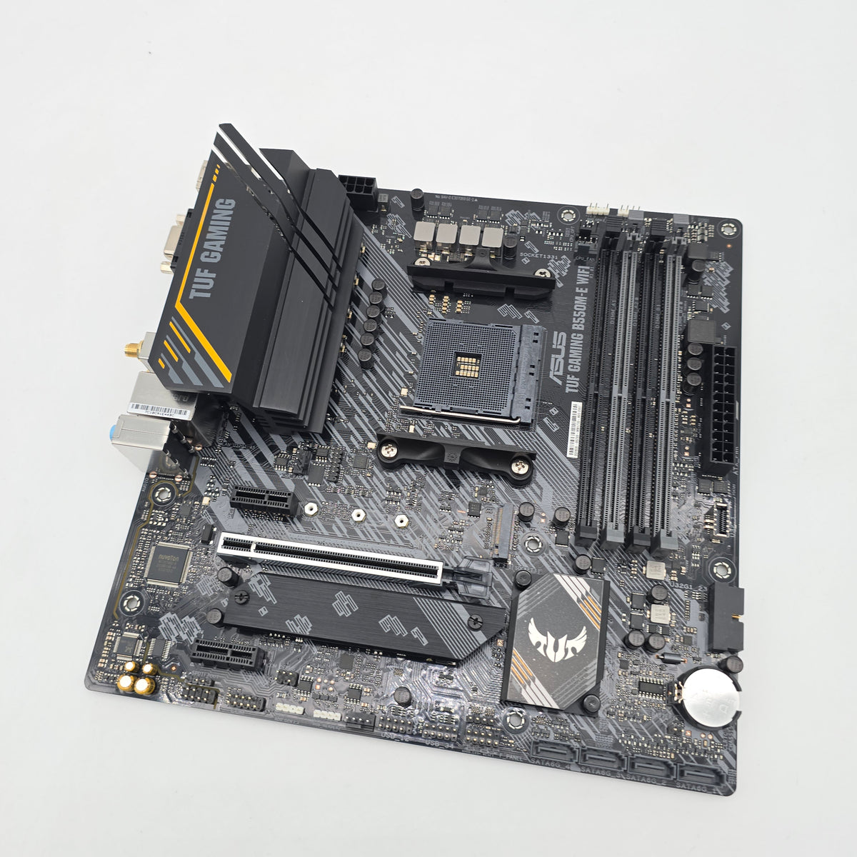 ASUS TUF Gaming B550M-E WiFi, AMD AM4 Socket Micro-ATX Gaming Motherboard