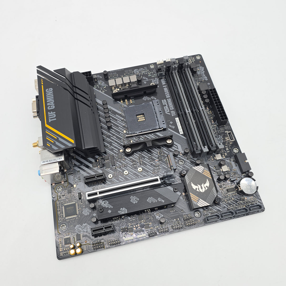 ASUS TUF Gaming B550M-E WiFi, AMD AM4 Socket Micro-ATX Gaming Motherboard
