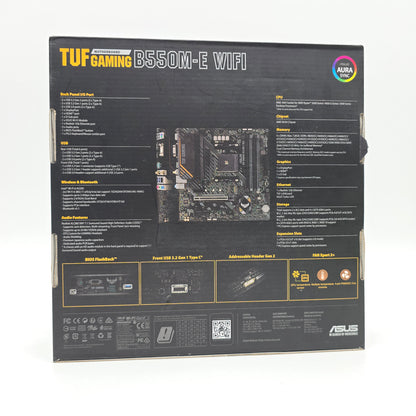 ASUS TUF Gaming B550M-E WiFi, AMD AM4 Socket Micro-ATX Gaming Motherboard