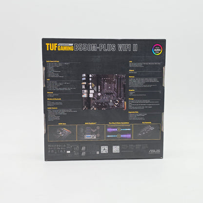 ASUS TUF Gaming B550M-Plus WiFi II, Socket AM4, mATX Desktop Gaming Motherboard