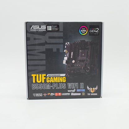 ASUS TUF Gaming B550M-Plus WiFi II, Socket AM4, mATX Desktop Gaming Motherboard